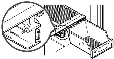 LG-GOLDSTAR GR B2188 - Pour réinstaller le bac à légumes: - 2