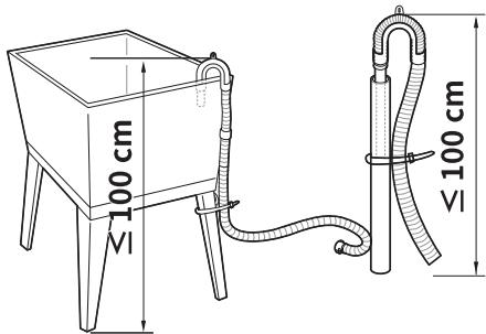 LG F964R35WR - Installation du tuyau de vidange avec le support coudé - 2