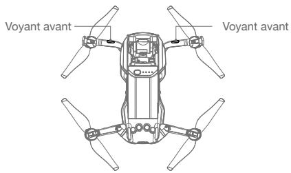DJI MavicAirWhiteCombo - LED et voyant d'état de l'appareil - 1