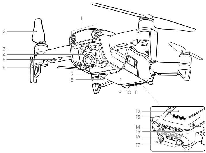 DJI MavicAirWhiteCombo - MAVIC Air - 1