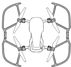 DJI MavicAirWhiteCombo - Préparation de l'appareil - 5