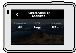 GOPRO ACTIONHEROZ - Paramètres du mode Acceleré - 2