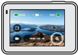 GOPRO ACTIONHEROZ - UTILISATION DU ZOOM TACTILE - 1