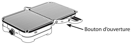 CUISINART GR3EJunior - Ouvert à 180^ : fonction barbecue - 1