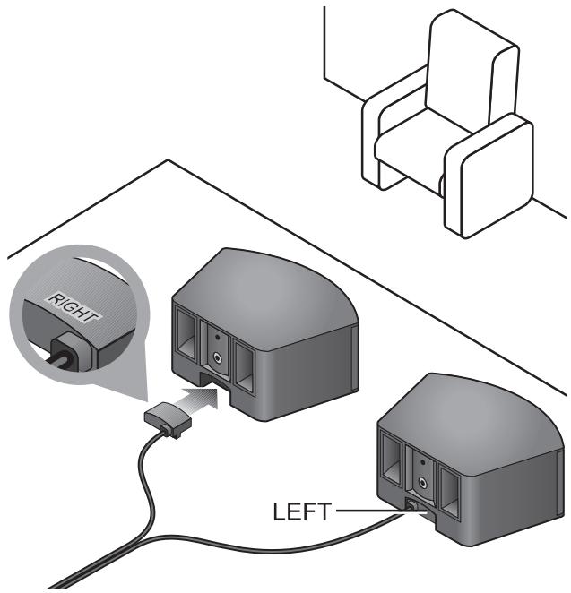 BOSER AV321GSX - Connexion des enceintes au module - 6