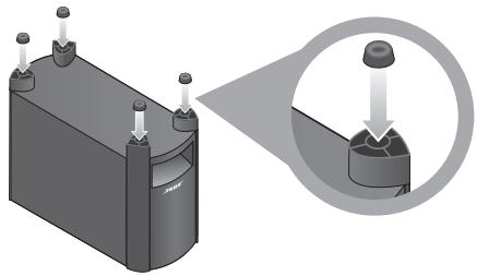BOSER AV321GSX - Mise en place des composants - 6