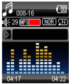MPMAN MP135AI - Mode musique - 1