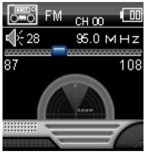 MPMAN MP135AI - Sous menus FM - 1