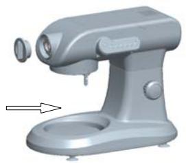 HARPER EVOLUTION V2 RED - Crocket à pétrin, Mélangeur, Fouet - 1