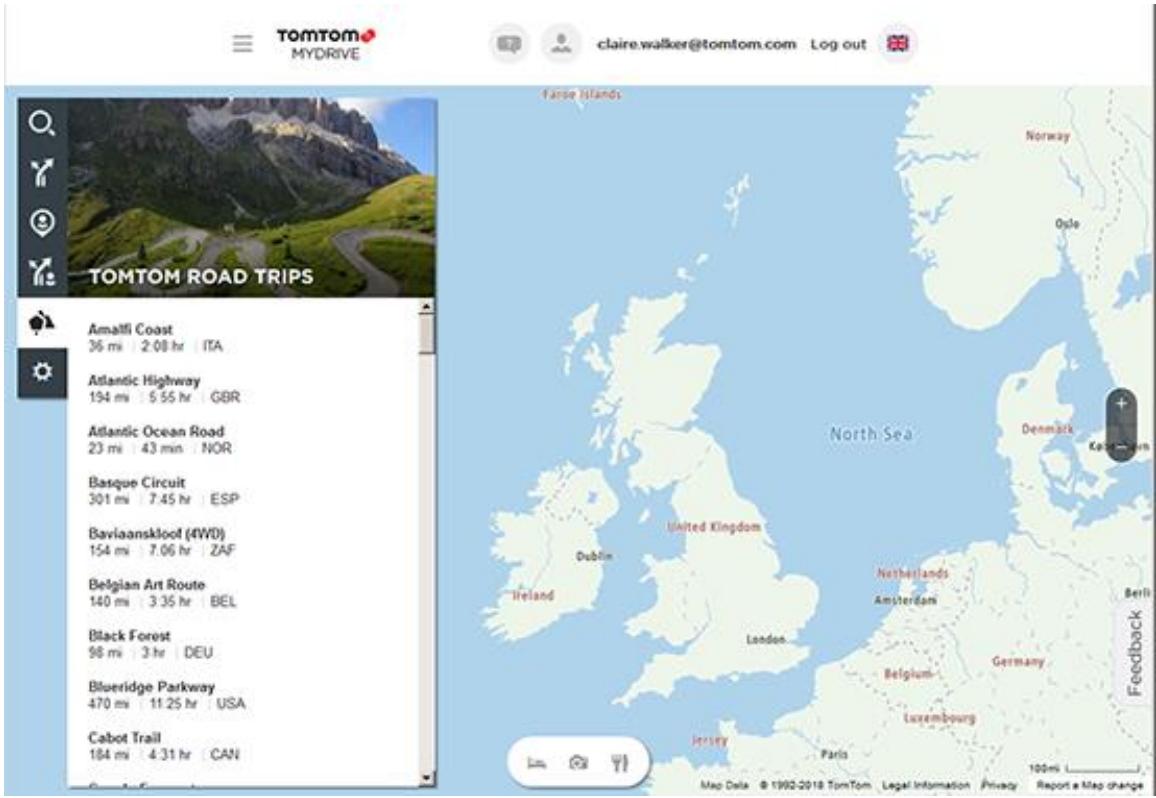 TOMTOM RIDER 500 EUROPE 45 - Collection Road Trips : envoyer un parcours à votre Rider - 1