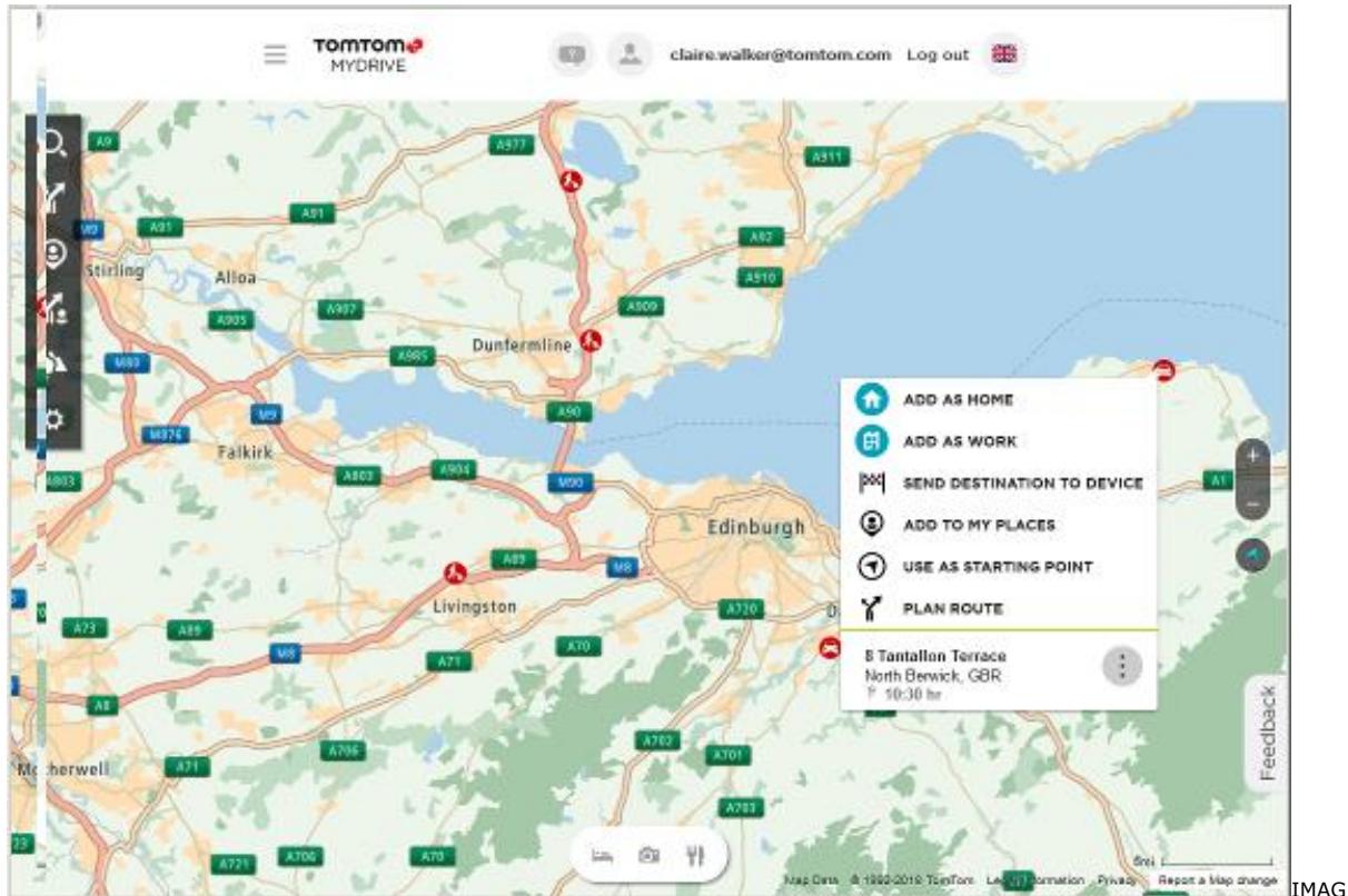 TOMTOM RIDER 500 EUROPE 45 - Ajouter à Mes parcours à l'aide de MyDrive - 1