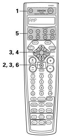 DENON AVC-A11 SR DO - Sauvegarde de signaux d'applé de système - 7