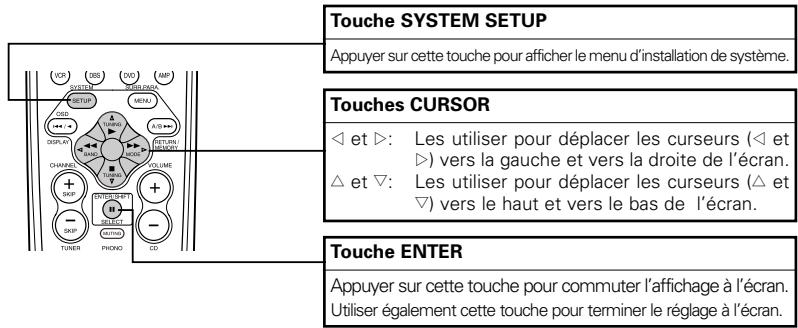 DENON AVC-A11 SR DO - INSTALLATION DU SYSTEME - 1