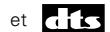 DENON AVC-A11 SR DO - Méthodes de lecture et média compatibles DTS - 2