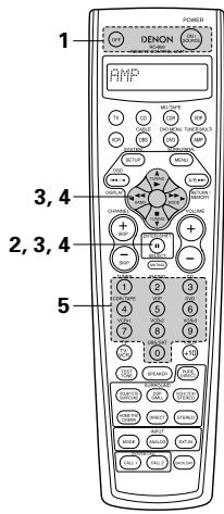 DENON AVC-A11 SR DO - Mémoire prérgée - 8