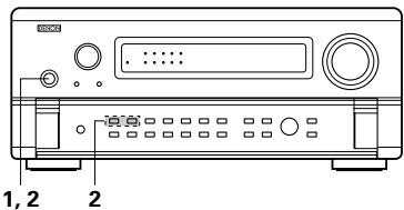 DENON AVC-A11 SR DO - INITIALISATION DU MICROPROCESSEUR - 1