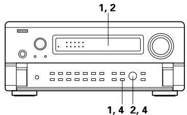 DENON AVC-A11 SR DO - [3] Sortie d'une source de programme vers un amplificateur, etc. dans une autre piece (mode MULTI) - 6