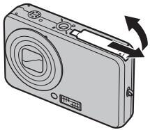 FUJIFILM FXJ32+SD - Insertion d'une carte mémoire - 1