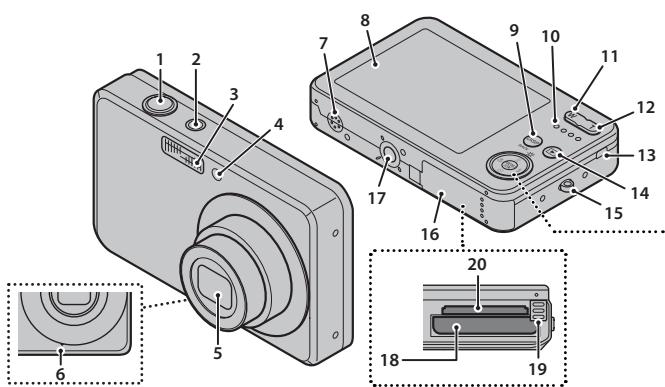 FUJIFILM FXJ32+SD - Parties de l'appareil photo - 1