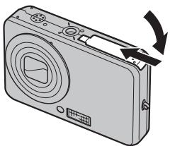 FUJIFILM FXJ32+SD - Insertion d'une carte mémoire - 4