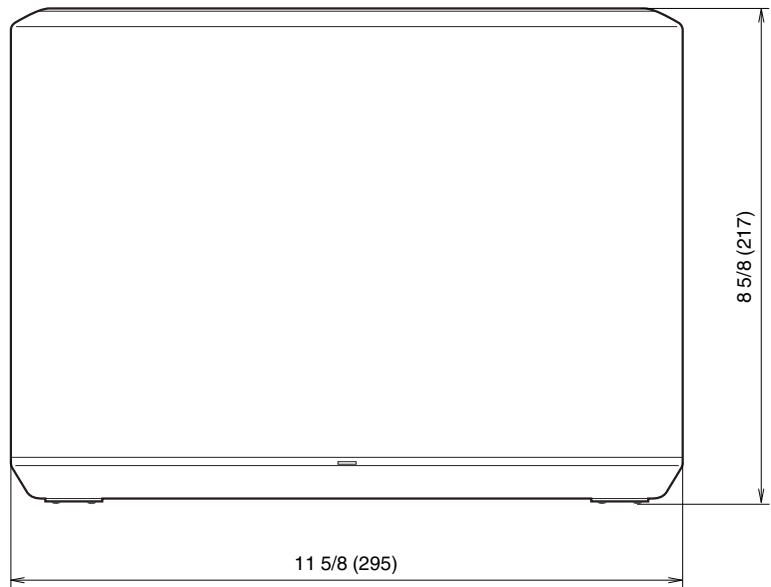 DENON HOME250 - Dimensions - 1