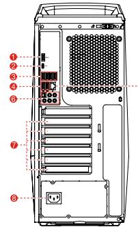 LENOVO LEGION ¥720T-34iKH - Vue arrête de l'ordinateur - 1