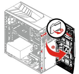 LENOVO LEGION ¥720T-34iKH - Retrait du cache avant - 1