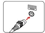 LENOVO LEGION ¥720T-34iKH - - Connexion des cables de l'écran et de l'alimentation - 2