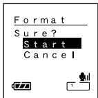 OLYMPUS DS 75 - Appuyez sur la touche OK. - 1