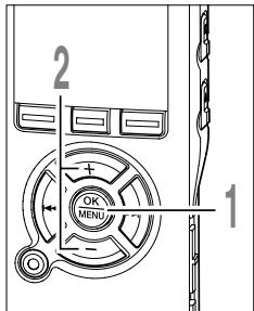 OLYMPUS DS 75 - Lors d'un enregistrement en mode VCVA - 5