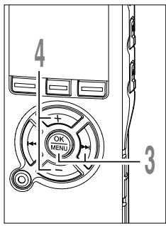 OLYMPUS DS 75 - Réglage à l'aide d'un onglet - 4