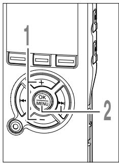 OLYMPUS DS 75 - Modifier l'heure/date - 1