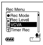 OLYMPUS DS 75 - Utilisation du déclenchement à la voix (VCVA) - 4