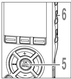 OLYMPUS DS 75 - Réglage à l'aide d'un onglet - 5