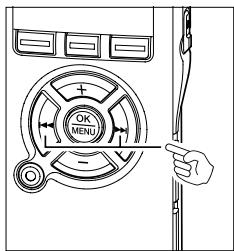 OLYMPUS DS 75 - Définissez la méthode d'ajustement du niveau d'enregistrement (Rec Level) (DS-75 uniquement) - 7