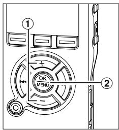 OLYMPUS DS 75 - Réglage [On/Off] - 2