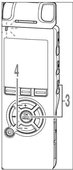 OLYMPUS DS 75 - Appuyez sur la touche + ou - pour désirir le fichier que vous souhaitez lui. - 2