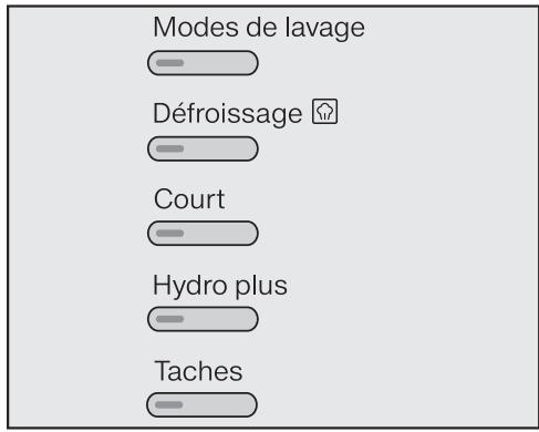 MI WMF820WPS - Sélectionner les options - 1