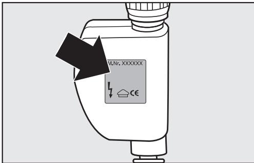 MI WMF820WPS - Symboles d'identification des tuyaux d'arrivée d'eau - 1