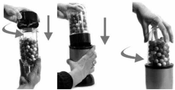 PROLINE BLEND30 - Utilisation des tasses/pots de mixage - 2