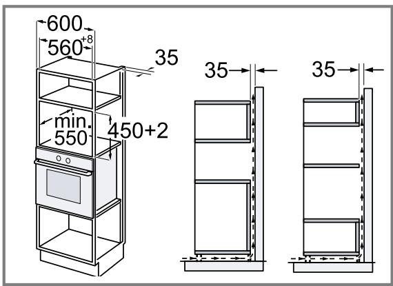 BOSCH CMA485GB1 - Installation dans un meuble haut - 1