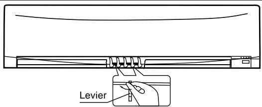 CARRIER 53 HQE 012 - Comment régler la direction du souffle d'air vertical - 1