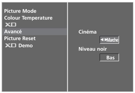LG-GOLDSTAR 32LC45 - MODE AVANCE - MODE TÉLÉCINÉ 3:2 CINÉMA - 4