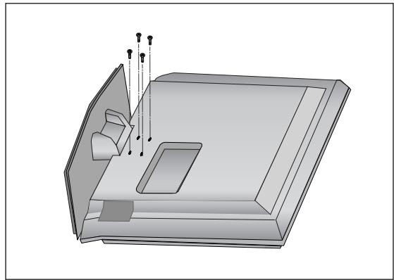 LG-GOLDSTAR 32LC45 - INSTALLATION DU SOCLE (Modèles de téléviseurs LCD de 26, 32 et 37 pouces uniquement) - 3