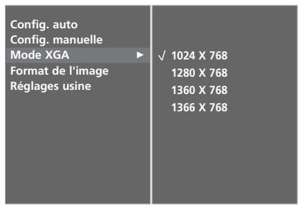 LG-GOLDSTAR 32LC45 - Selection du mode XGA Plein - 3