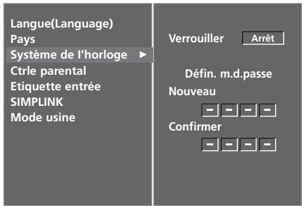 LG-GOLDSTAR 32LC45 - DEFIN. M.D.PASSE &amp; SYSTEME DE VERROUILLAGE - 3
