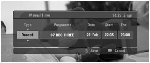LG-GOLDSTAR 32LC45 - Signification des touches en mode de réglage Enregistrement/Rappel - 1