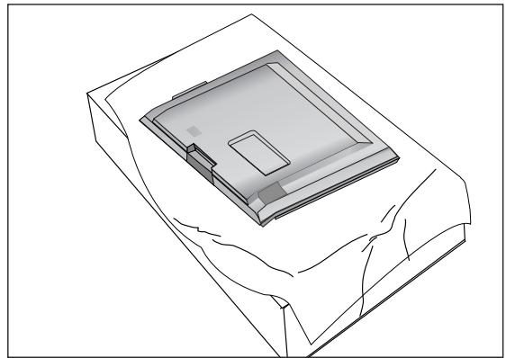 LG-GOLDSTAR 32LC45 - INSTALLATION DU SOCLE (Modèles de téléviseurs LCD de 26, 32 et 37 pouces uniquement) - 1