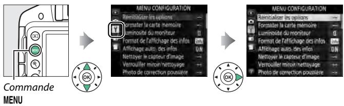 NIKON D3300+18-105Mm - Menu Configuration : paramétrage de l'appareil photo - 1