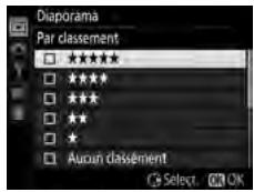 NIKON D3300+18-105Mm - Options des diaporamas - 2